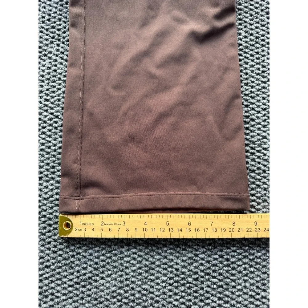 Lululemon Smooth Fit Pull-On Bootcut Pants Womens 8 Brown Travel Office Stretchy